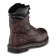 Irish Setter Farmington 83824 Mens Boot w/ Safety Toe, 8 in Height, Dark Brown Worn Saddle Leather, EE Extra Wide Width, Brown, 10, 83824E2100