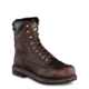 Irish Setter Farmington 83824 Mens Boot w/ Safety Toe, 8 in Height, Dark Brown Worn Saddle Leather, EE Extra Wide Width, Brown, 10, 83824E2100