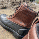 Iron Age Compound Duck Boot, Waterproof, Brown/Black, 9.5, EW IA9650-BRN/BLK-9.5-M-EW