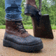 Iron Age Compound Duck Boot, Waterproof, Brown/Black, 9.5, EW IA9650-BRN/BLK-9.5-M-EW