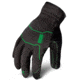 Ironclad Mens EXO Modern Utility Glove, Grey w/Black Palm and Green Accents, M EXO-MOU-03-M