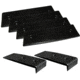 Ironwood Pacific Outdoors E-Z Slide Kit 2 - 4 Black Pads3&quot;W x 10&quot;L w/2 BunkEnders 56383