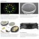 Isobrite Afterburner Series T100 Tritium Watch, Black/Gray, 47mm, ISO3003