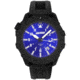 Isobrite ISO1102 Squadron Series T100 Tritium Illuminated Automatic Watch, Black Case, Blue Dial, 44.5mm, ISO1102