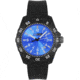 Isobrite ISO353 Valor 39.5mm Midsize Blue T100 Tritium Illuminated Watch, Black Case, Blue Dial, 39.5mm, ISO353