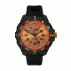 ISOBrite T100 Valor Series Watch, Black, Orange, Small ISO302
