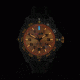 ISOBrite T100 Valor Series Watch, Black, Orange, Small ISO302