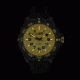 ISOBrite T100 Valor Series Watch, Black, Yellow, Small ISO303