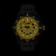 ISOBrite T100 Valor  Series Yellow Watch With Polyurethane Band, Black/Yellow, Small ISO313