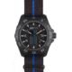 Isobrite Thin Blue Line T100 Tritium Mid-Size Watch, Black/Gray, 39.5mm, ISO3006