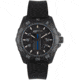 Isobrite Thin Blue Line T100 Tritium Mid-Size Watch, Black/Gray, 39.5mm, ISO3006