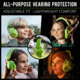 ISOtunes Sport Junior Defender Protective Ear Muffs, 20 dB, 1 Pair, Green, Kids, IT-96KG