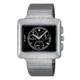Issey Miyake SILAj019 Vakio Mens Watch - Silver Metal Band, Silver/Black Case