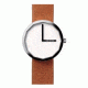 Issey Miyake SILAp013 Twelve Mens Watch - Tan Leather Band, Silver Case