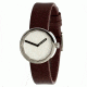 Issey Miyake SILAp015 Twelve Ladies Watch - Brown Leather Band, Silver Case