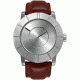 Issey Miyake SILAs003 To: Automatic Mens Watch - Tan Leather Band, Silver Case