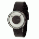 Issey Miyake SILAv005 Vue Yves Behar Watch - Brown Leather Band, Silver Case