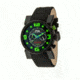Ita 00.05.10 B Compax Factory Mens Watch, Green Numbers, Black Band