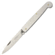 Italian Custom Knives Caccamo Tutto Folding Knife,3in,Stainless Handle CMF07