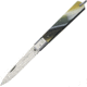 Italian Custom Knives Siciliano Tutto Folding Knife,3.625in,Stainless Steel,Imitation Buffalo Horn Handle CMF05