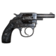 Iver Johnson Arms 1900 Revolver, .22 Long Rifle, 2.5in barrel, blued finish steel frame, black rubber grip, revolving chamber, fixed blade and notch, 7 round cylinder, IJ-1900-.22LR-2.5-1-FRRMPG