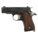 Iver Johnson Arms X300-Pony Pistol, .380 ACP, 3in barrel, blued finish steel frame, checkered wood grip, delayed blowback semi-auto, fixed blade front, adjustable rear, 6 round magazine, IJX300PY.380ACP31FRRMPG