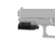 JE Machine Tech 5mW Pistol Micro Compact Red Laser Sight w/Additional Picatinny Rail, Black TS-LS5B