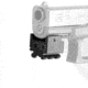 JE Machine Tech 5mW Pistol Square Compact Red Laser Sight, Black TS-LS7B