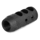 JE Machine Tech AR-15 Muzzle Brake, Wrench Flat w/Crush Washer, 1/2x28, Black PS-MZ4GR