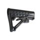 JE Machine Tech Featureless Skeleton A-Frame Buttstock, Mil-Spec