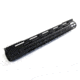 JE Machine Tech Free Float .223/5.56 KeyMod Handguard w/Top Rail Relief/Barrel Nut, 15 inch, Black PS-223KM15BLK