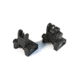 JE Machine Tech Je Flip-up Front And Rear Polymer Sight Set Black