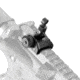 JE Machine Tech Je Flip-up Rear Steel Sight Black