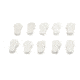 JE Machine Tech KeyMod Cover, Heat Resistant, 10-Pack, White TS-AR4W