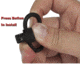 JE Machine Tech Mickey Mouse Ambidextrous QD Swivel Sling Adapter End Plate, Black TS-EP6