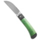 Jack Wolf Knives Diamondback Jack Folding Knife, 3.35in, CPM S90V Stainless Steel, Wharncliffe Blade, Titanium, Green Handle, Green/Gray, 7.55 inch, BHQ-213901