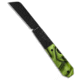 Jack Wolf Knives Jack Wolf Knives After Hours Jack "Toxic Green" Kirinite 3.15" DLC, Black/Green, CPM S90V, adult, BHQ-193221