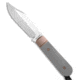 Jack Wolf Knives Jack Wolf Knives Backwoods FIXedc Fixed Blade Knife Ti Starburst 3" Satin, Gray/Bronze, CPM S90V, adult, BHQ-226500