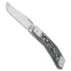 Jack Wolf Knives Jack Wolf Knives Bionic Jack Knife Frost Fat Carbon 3.25" Satin, Blue/White, CPM S90V, adult, BHQ-207871