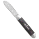 Jack Wolf Knives Jack Wolf Knives Equal End Slip Joint Knife CamoCarbon 80s 2.75" Satin, Black/Blue/Pink, 14C28N, adult, BHQ-225272