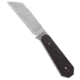 Jack Wolf Knives Midnight FIXedc Fixed Blade Knife, 2.95in, CPM S90V Stainless Steel, Sheepsfoot Blade, Carbon Fiber, Black/Purple Handle, Black/Purple/Gray, 5.87 inch, BHQ-202352
