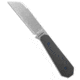 Jack Wolf Knives Midnight FIXedc Fixed Blade Knife, 2.95in, CPM S90V Stainless Steel, Sheepsfoot Blade, Titanium, Gray Handle, Gray/Gray, 5.87 inch, BHQ-202353