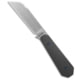 Jack Wolf Knives Midnight FIXedc Fixed Blade Knife, 2.95in, CPM S90V Stainless Steel, Sheepsfoot Blade, Titanium, Gray Handle, Gray/Gray, 5.87 inch, BHQ-202353