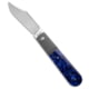 Jack Wolf Knives Primo Jack Folding Knife, 3.26in, CPM S90V Stainless Steel, Clip Point Blade, Blue Handle, Blue/Gray, 7.64 inch, BHQ-212205