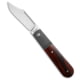 Jack Wolf Knives Primo Jack Folding Knife, 3.26in, CPM S90V Stainless Steel, Clip Point Blade, Wood, Wood Handle, Wood/Gray, 7.64 inch, BHQ-212206
