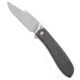 Jack Wolf Knives Scuffle Folding Knife, 3.52in, CPM S90V Stainless Steel, Clip Point Blade, Titanium, Gray Handle, Gray/Silver, 7.95 inch, BHQ-222817