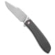 Jack Wolf Knives Scuffle Folding Knife, 3.52in, CPM S90V Stainless Steel, Clip Point Blade, Titanium, Gray Handle, Gray/Silver, 7.95 inch, BHQ-222817