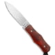 Jack Wolf Knives Vampire FIXedc Fixed Blade Knife, 3.00in, CPM S90V Stainless Steel, Drop Point Blade, Wood, Wood Handle, Wood/Gray, 6.00 inch, BHQ-215818