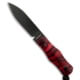 Jack Wolf Knives Vampire FIXedc Fixed Blade Knife, 3.00in, CPM S90V Stainless Steel, Drop Point Blade, Red Handle, Red/Black, 6.00 inch, BHQ-215821