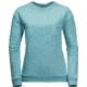 Jack Wolfskin Logo Sweatshirt - Womens, Aqua, Small, 1707191-4010002